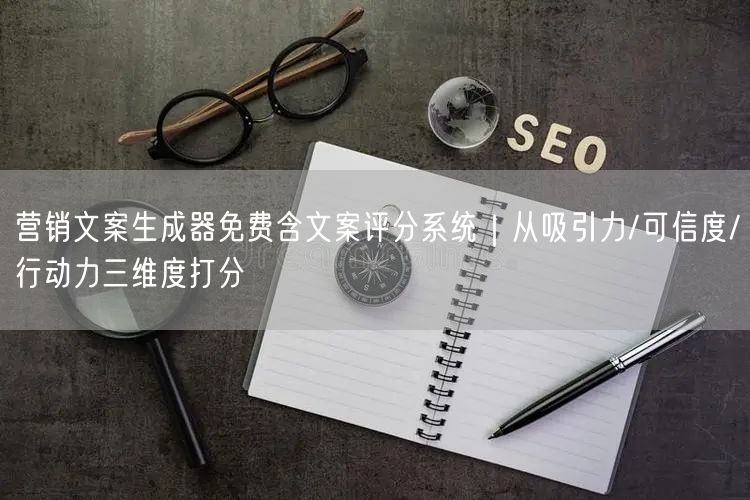 营销文案生成器免费含文案评分系统｜从吸引力/可信度/行动力三维度打分